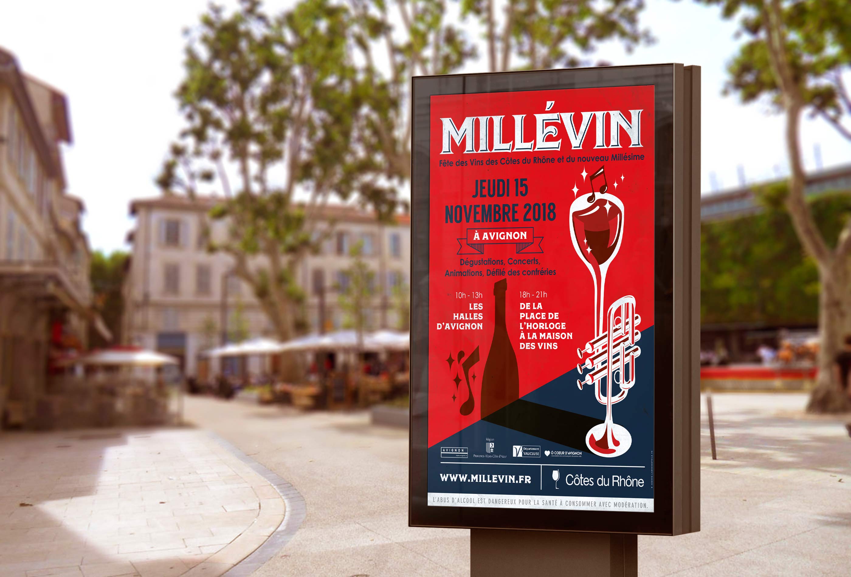 millevin-avignon-2018-interhone-cote-du-rhone-affiche-visuel-creation-2018-agence-la-bonne-etoile-communication-avignon-2